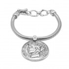 Bracelet Large French Coin - Emilie