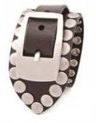 Pu141 - Wristband Silver Studs