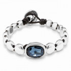 Beaded Bracelet & Blue Crystal - Magic