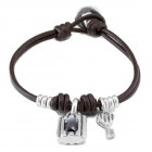 Leather Bracelet - Lock