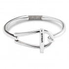 Oval Silver Bangle - Youngster