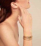 Triple Hoop Gold Bangle - Electrik