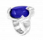 Blue Resin Ring