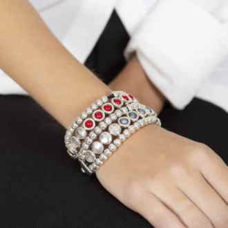 Dreireihiges Boho Lederarmband