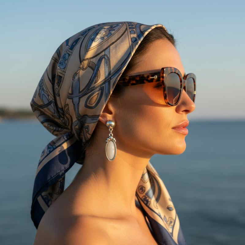 Cool Modern Silver Earrings
