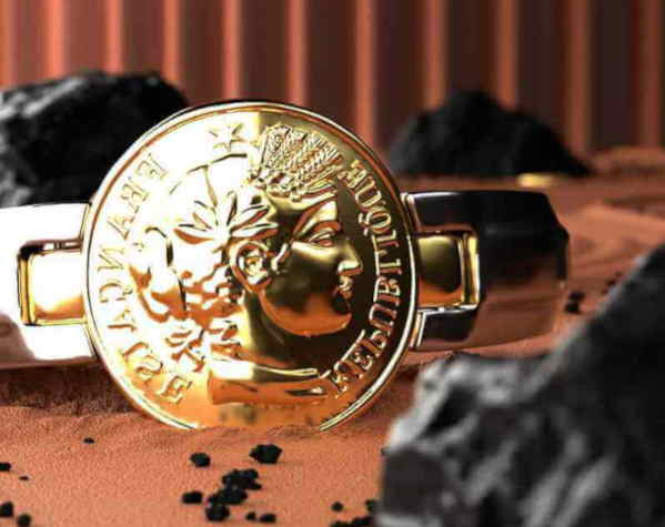 Gold Silber Münzen Halskette