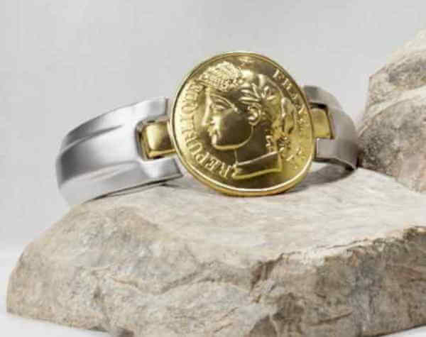 Brazalete Moneda Oro