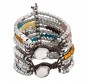 Preview: Pulsera con cristales en colores azules de UNO de 50