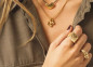Preview: wide gold ring unode50
