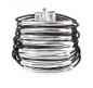 Preview: Brown Leather Multi Tube Bracelet