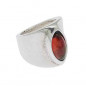 Preview: Wide ring red crystal