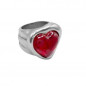 Preview: Red Glass Crystal Ring