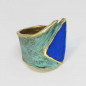 Preview: Bague Triangle Bleue