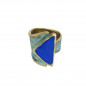 Preview: Blauer Bronze ring