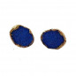 Preview: Boucles D'Oreilles Arrondies Bleu