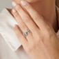 Preview: Original structured silver ring