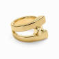 Preview: Skulpturaler Gold-Statement-Ring