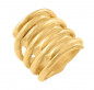 Preview: Wide Gold Spiral Ring