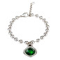Preview: Ball Bead Bracelet Green Crystal