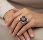 Preview: Rosa Swarovski Kristallring