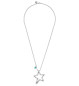 Preview: Collar colgante estrella turquesa perla