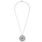 Preview: Collier Long Pendentif Ethnique Argent