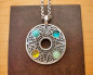 Preview: Necklace Turquoise Adorned Actec Pendant