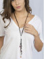 Preview: Long tassle leather necklace