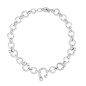 Preview: Hoops necklace interchangable pearl