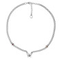 Preview: Chain Necklace Pink Crystals