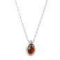 Preview: Collier Pendentif Cristal Marron