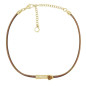 Preview: Collier ras du cou plaqué or