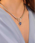 Preview: Collier Pendentif Cristal Triangle Bleu