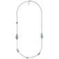 Preview: Collar de 3 cristales color azul