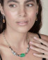 Preview: Silver Necklace Turquoise Murano Bead