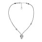 Preview: Collar Corto de Cuero – Murano Cristal