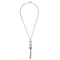 Preview: Necklace Pink Colored Crystals