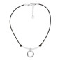 Preview: Collier cuir pendentif circulaire