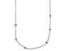 Preview: Long Circle Silver Necklace