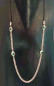 Preview: Leather Necklace Turquoise Beads
