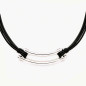 Preview: Collar Piel Colgante Rectangular