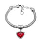 Preview: Bracelet Pendentif Cœur Rouge