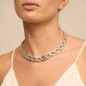 Preview: Collier court chaine maillons carres