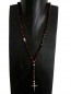 Preview: Long collier de perles boule marron