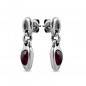 Preview: Pendientes Lagrima Cristal Bordeaux