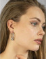 Preview: Créoles Argent Pendantes Chaines Papillon