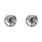 Preview: Blue Crystal Silver Ear Studs