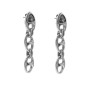 Preview: Crystal earrings with chain links