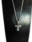 Preview: Sterling Silver Necklace Cross Skull