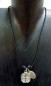 Preview: Collar cuero inspiración religiosa